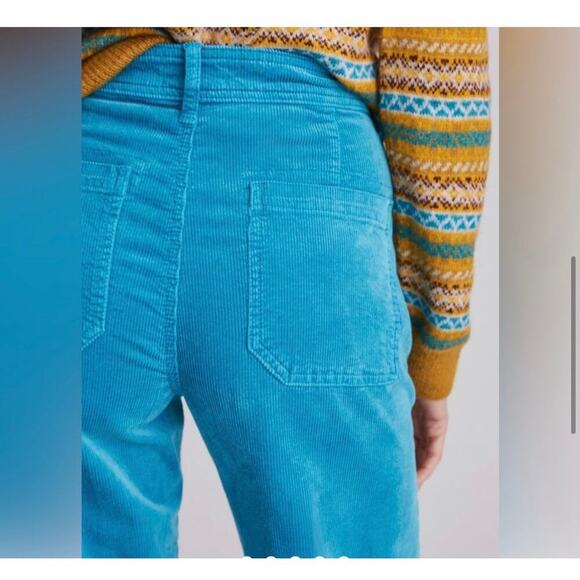 Anthropologie Maeve Curved Corduroy Pants - Picture 2 of 9
